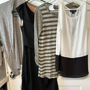 Lot of 4 items size Small tops and dress